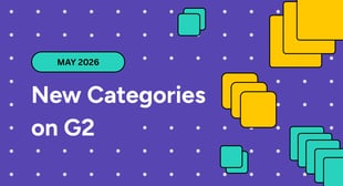 New Categories Introduced to G2 in May 2026