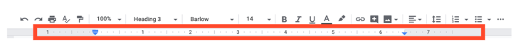 margin ruler