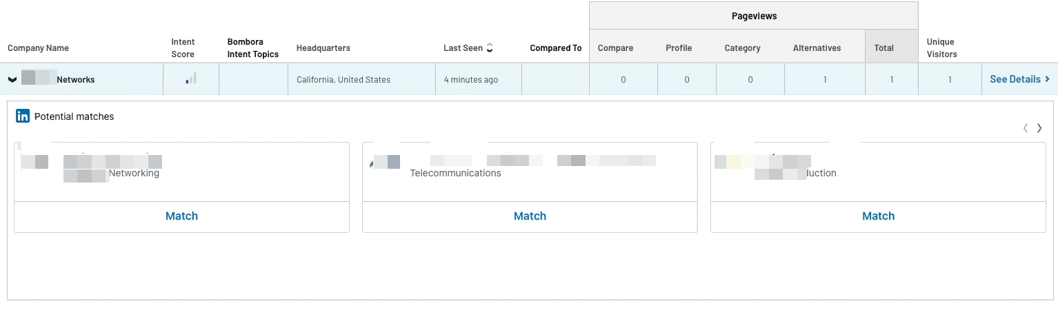 matching signals to organizations