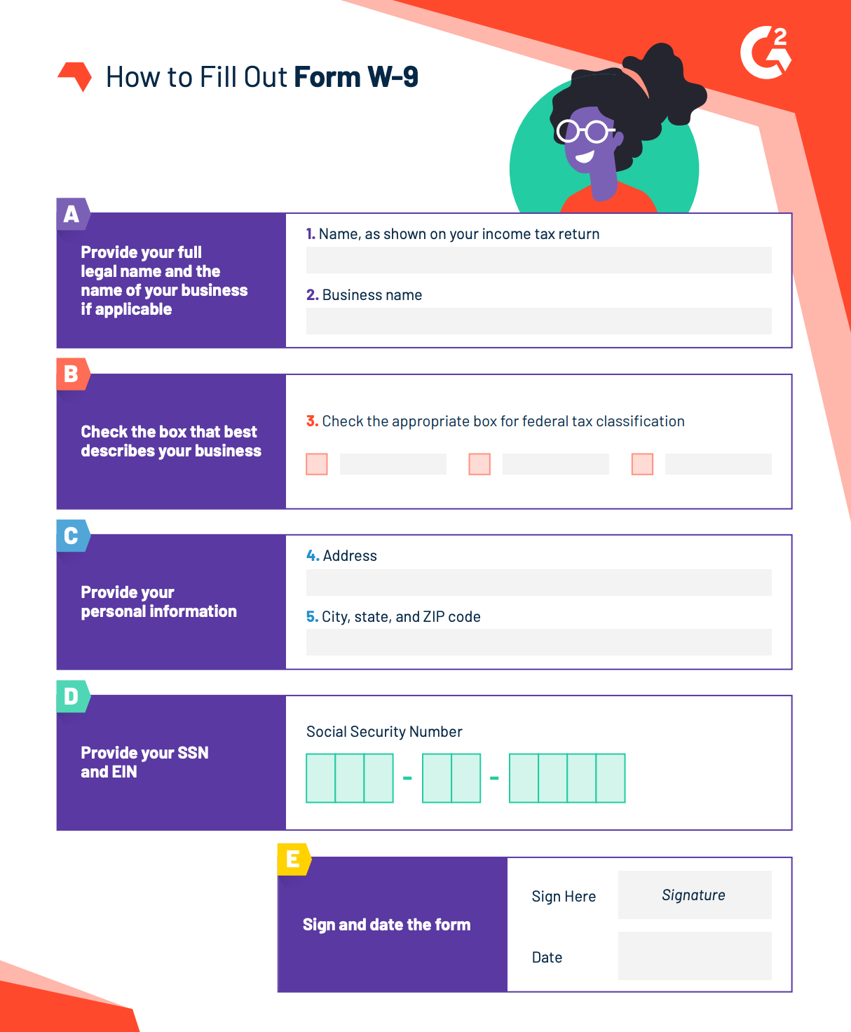 how to fill out a w9